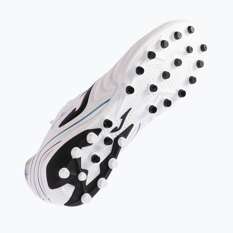 Încălțăminte de fotbal pentru bărbați Joma Aguila AG white/black