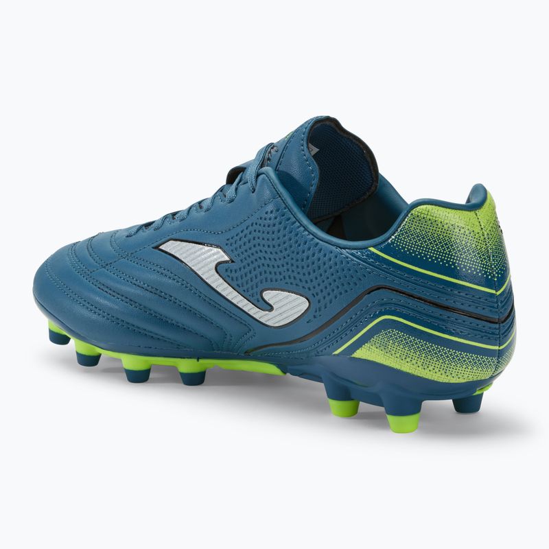 Încălțăminte de fotbal pentru bărbați Joma Aguila FG petroleum/yellow 3