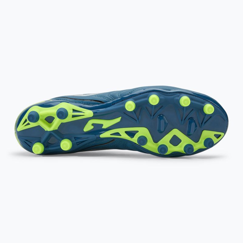 Încălțăminte de fotbal pentru bărbați Joma Aguila FG petroleum/yellow 4