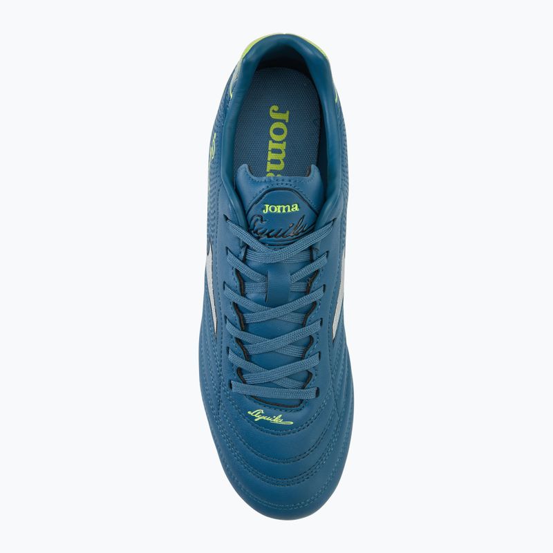 Încălțăminte de fotbal pentru bărbați Joma Aguila FG petroleum/yellow 5