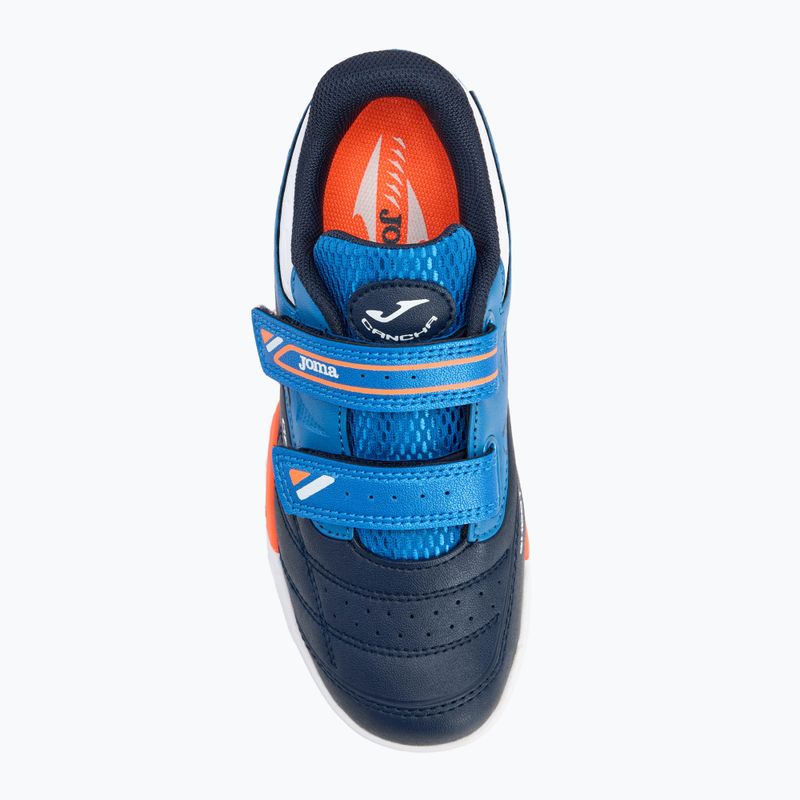 Încălțăminte de fotbal pentru copii Joma Cancha 2403 IN navy royal 5