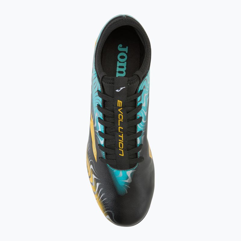 Încălțăminte de fotbal pentru bărbați Joma Evolution FG black/gold 5