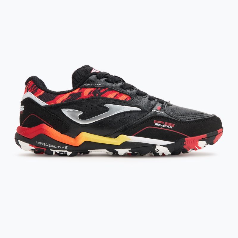 Încălțăminte de fotbal pentru bărbați Joma FS Reactive TF black/red 2