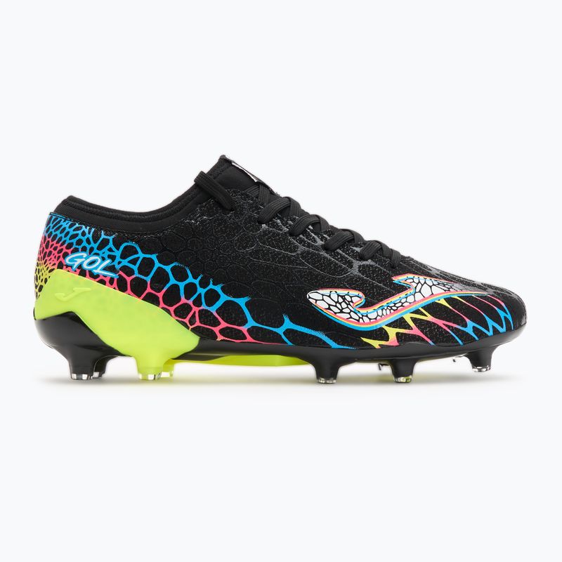 Încălțăminte de fotbal pentru bărbați Joma Gol FG black/lemon fluor 2