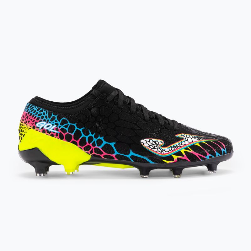 Încălțăminte de fotbal pentru bărbați Joma Gol FG black/lemon fluor