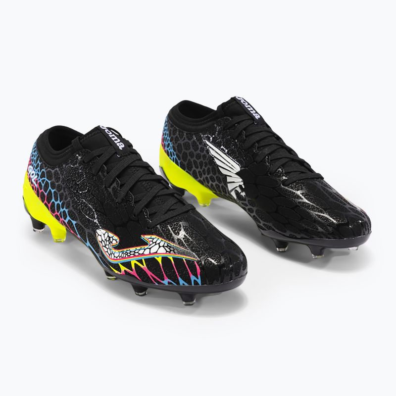 Încălțăminte de fotbal pentru bărbați Joma Gol FG black/lemon fluor