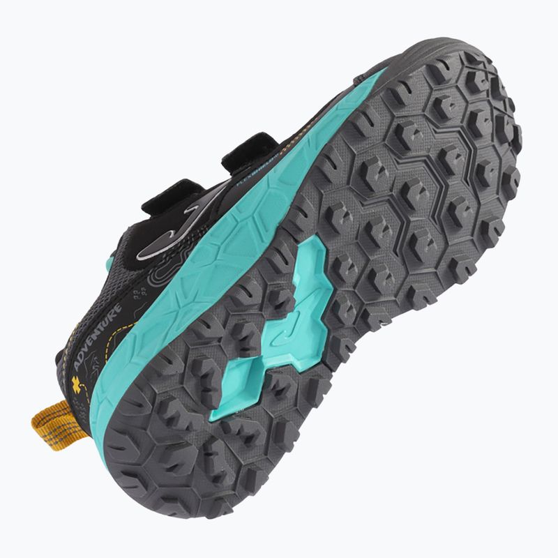 Încălțăminte de alergare pentru copii Joma Adventure black/turquoise 12