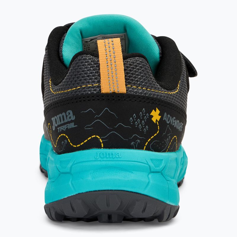 Încălțăminte de alergare pentru copii Joma Adventure black/turquoise 6