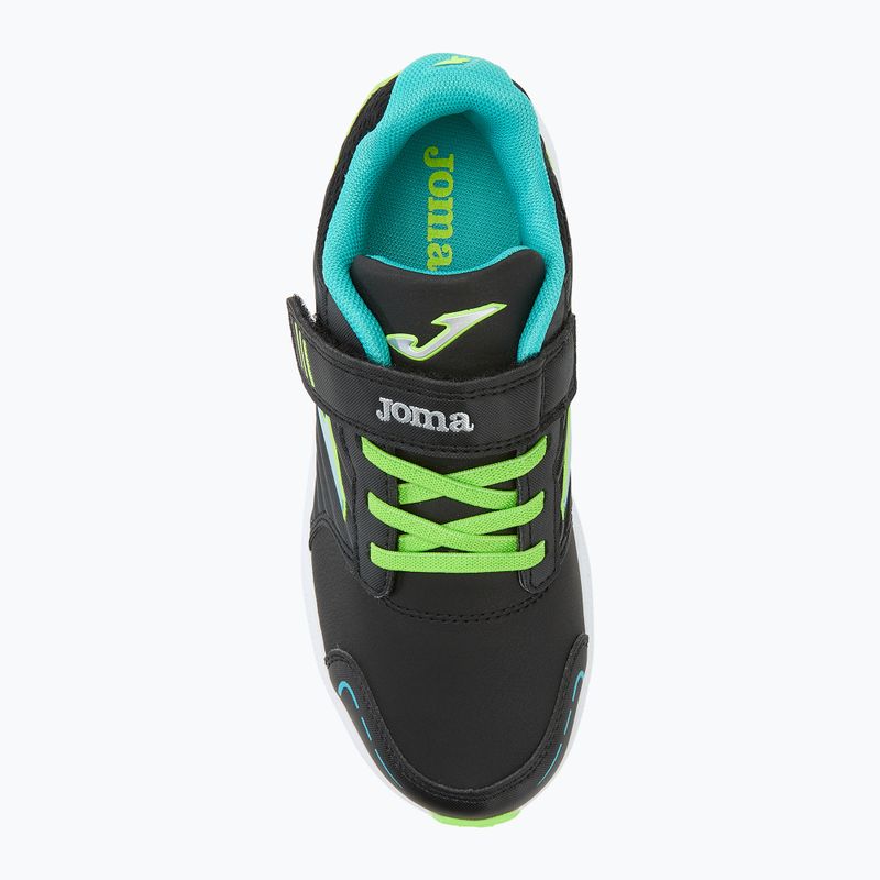 Încălțăminte de alergare pentru copii  Joma Fury black/turquoise 5
