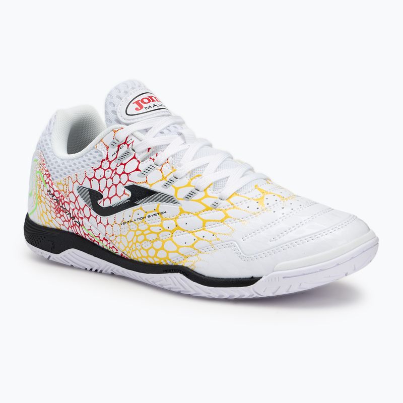 Încălțăminte de fotbal pentru bărbați Joma Maxima IN white/yellow