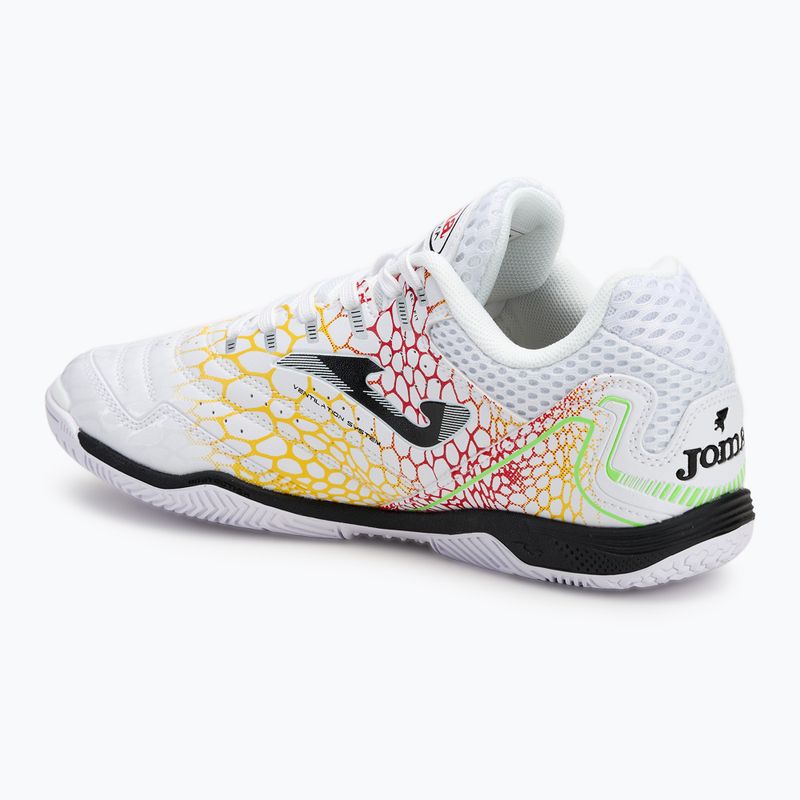 Încălțăminte de fotbal pentru bărbați Joma Maxima IN white/yellow