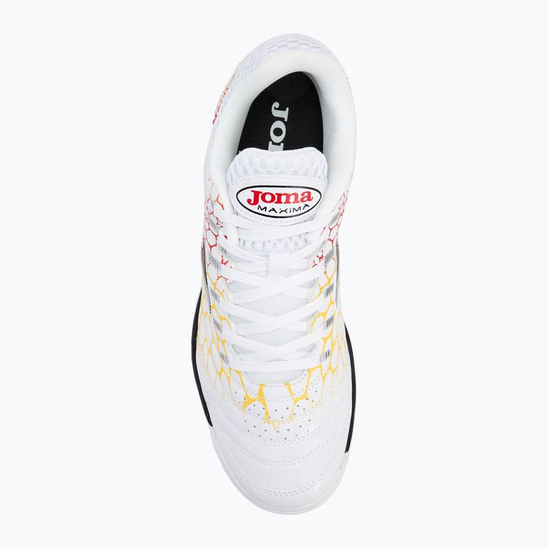 Încălțăminte de fotbal pentru bărbați Joma Maxima IN white/yellow