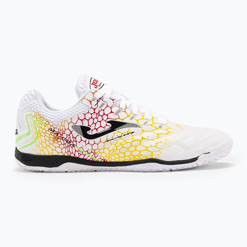 Încălțăminte de fotbal pentru bărbați Joma Maxima IN white/yellow