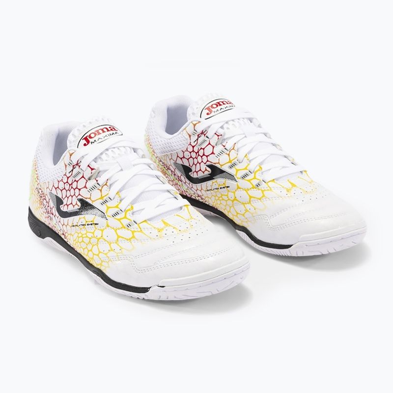 Încălțăminte de fotbal pentru bărbați Joma Maxima IN white/yellow