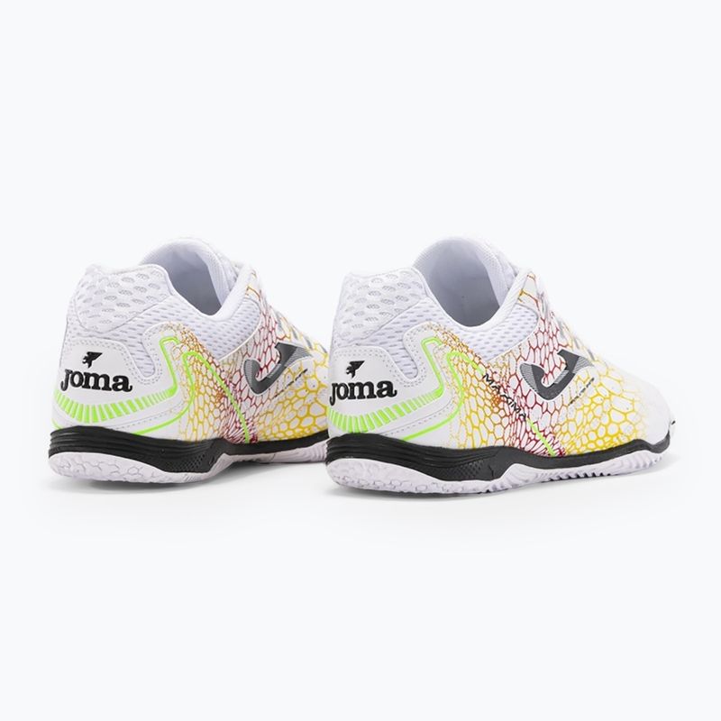 Încălțăminte de fotbal pentru bărbați Joma Maxima IN white/yellow