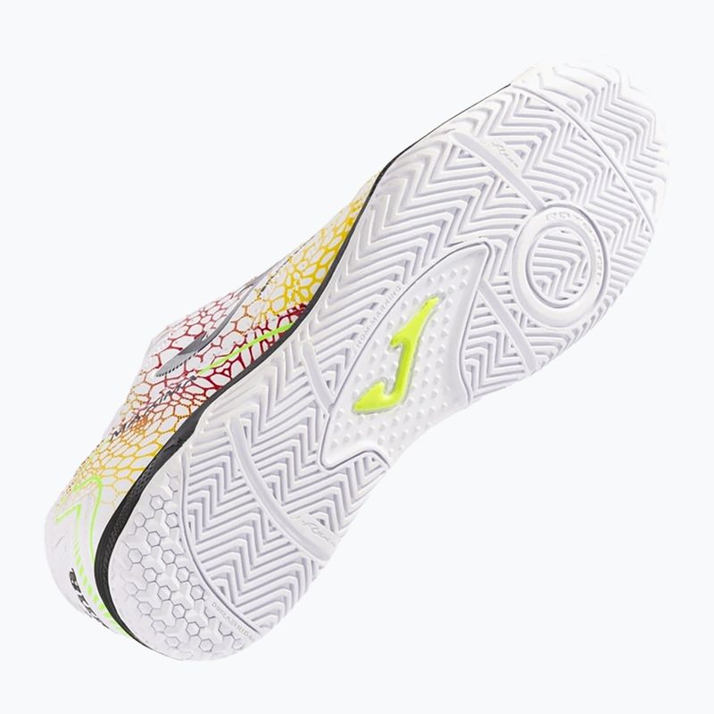 Încălțăminte de fotbal pentru bărbați Joma Maxima IN white/yellow
