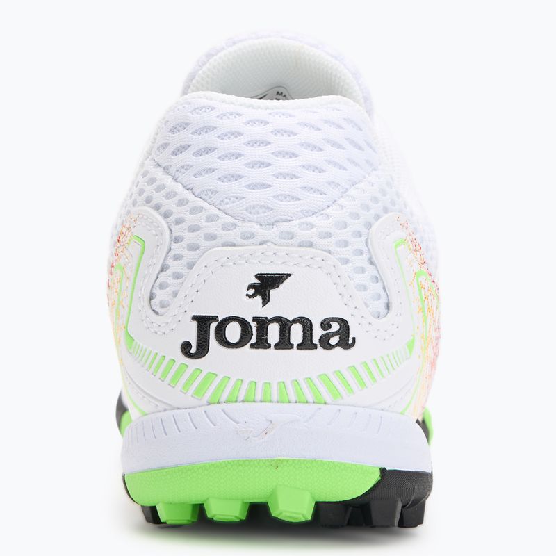 Încălțăminte de fotbal pentru bărbați Joma Maxima TF white/yellow 6