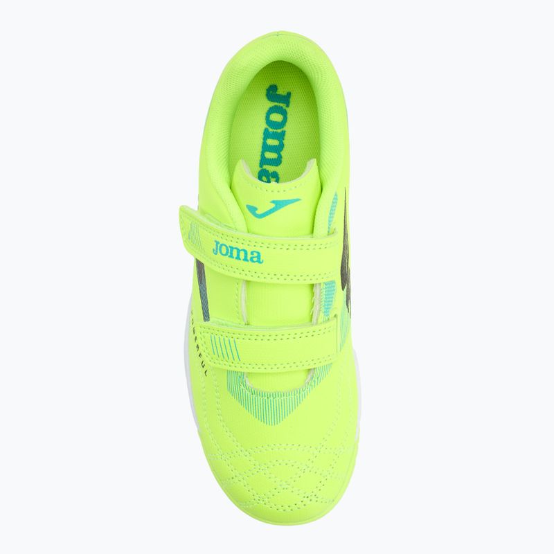 Încălțăminte de fotbal pentru copii Joma Powerful IN lemon fluor