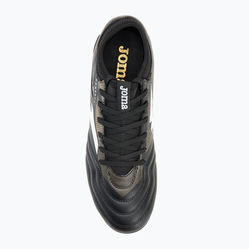 Încălțăminte de fotbal pentru bărbați Joma Powerful AG black/gold 5