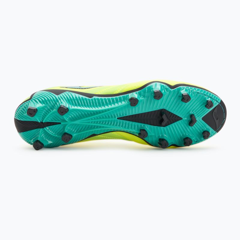 Încălțăminte de fotbal pentru bărbați Joma Powerful FG lemon fluor/turquoise
