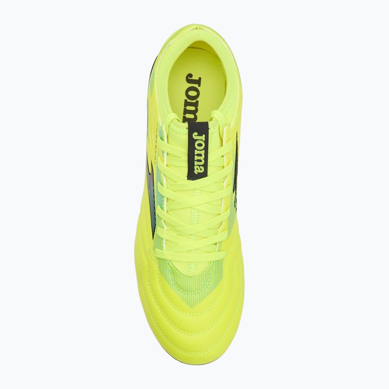 Încălțăminte de fotbal pentru bărbați Joma Powerful FG lemon fluor/turquoise