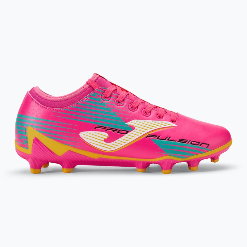 Încălțăminte de fotbal pentru bărbați Joma Propulsion FG pink/yellow 2