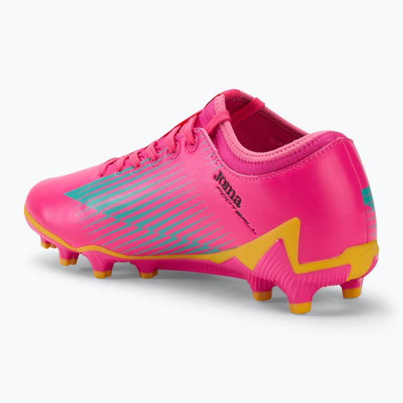 Încălțăminte de fotbal pentru bărbați Joma Propulsion FG pink/yellow 3
