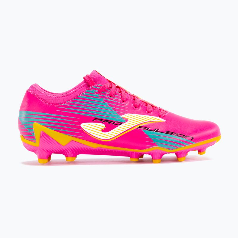 Încălțăminte de fotbal pentru bărbați Joma Propulsion FG pink/yellow 8