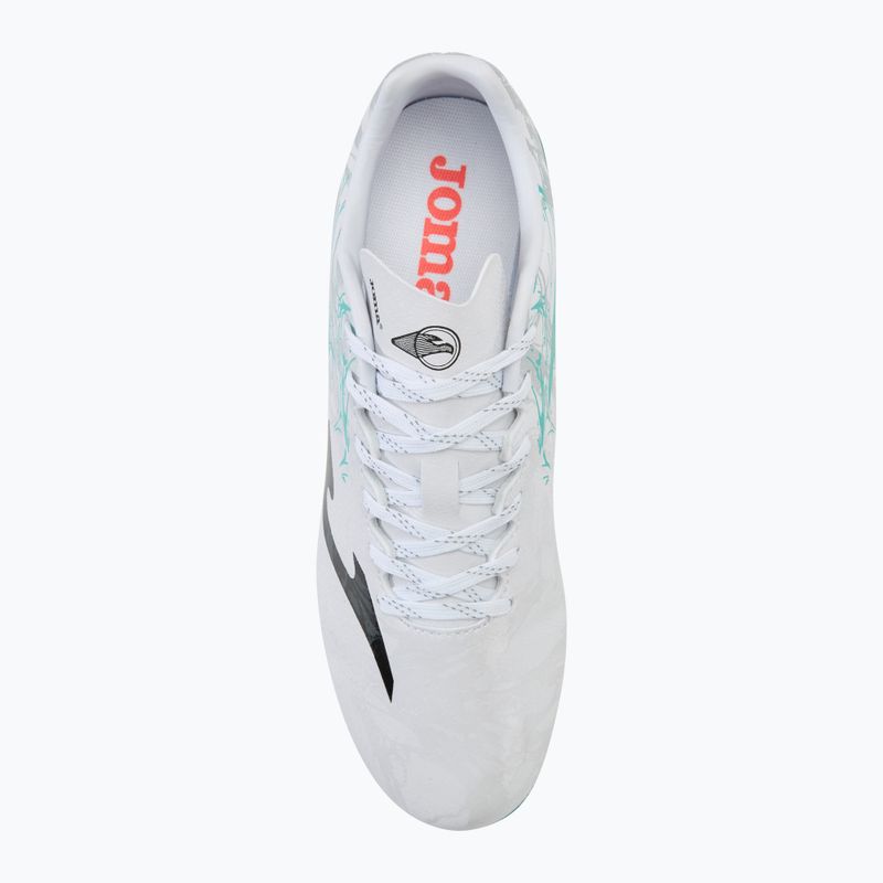 Încălțăminte de fotbal pentru bărbați Supercopa AG white/turquoise 5