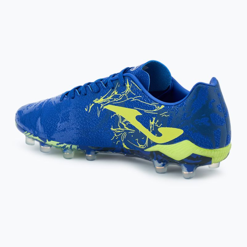 Încălțăminte de fotbal pentru bărbați Joma Supercopa FG royal/lemon fluor