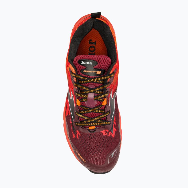 Încălțăminte de alergare pentru bărbați Joma Sierra garnet orange 5