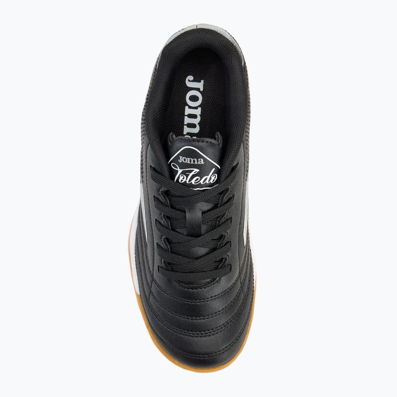Încălțăminte de fotbal pentru copii Joma Toledo IN black/white 5