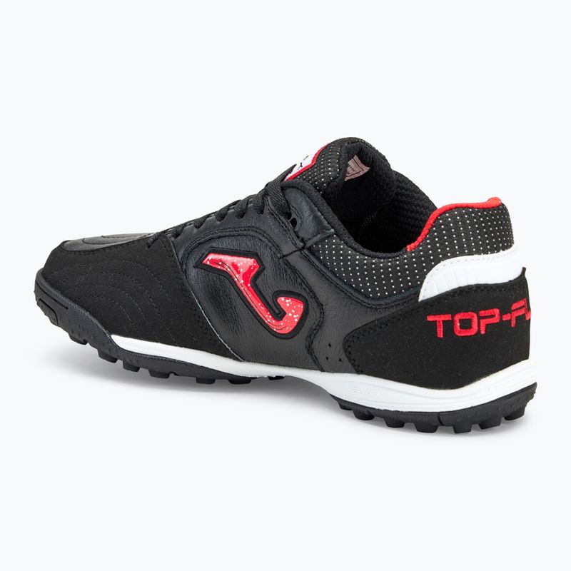 Ghete de fotbal pentru bărbați Joma Top Flex TT negru/roșu