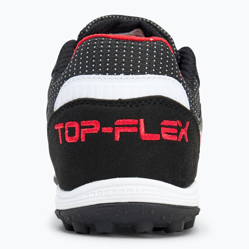 Ghete de fotbal pentru bărbați Joma Top Flex TT negru/roșu