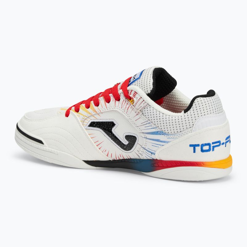 Încălțăminte de fotbal pentru bărbați Joma Top Flex IN white/red 3
