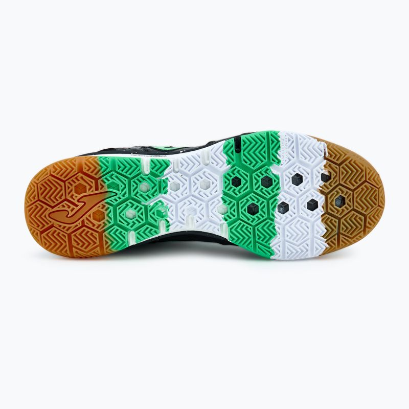 Încălțăminte de fotbal pentru bărbați Joma Top Flex Rebound IN black/green 4