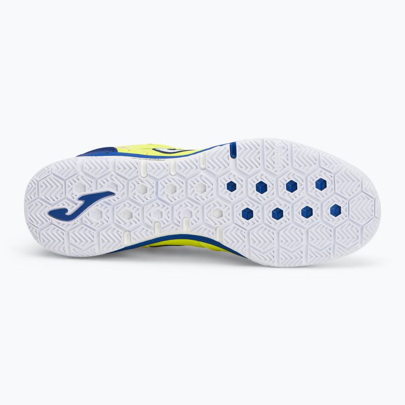 Încălțăminte de fotbal pentru bărbați Joma Top Flex Rebound IN yellow/royal 4