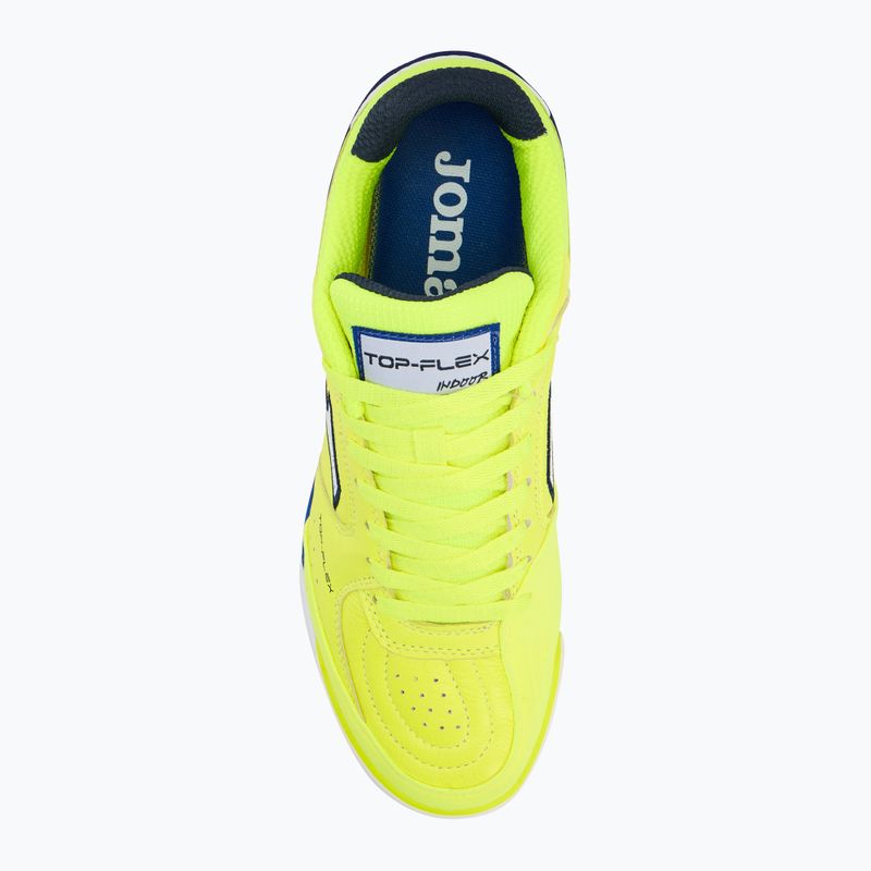 Încălțăminte de fotbal pentru bărbați Joma Top Flex Rebound IN yellow/royal 5
