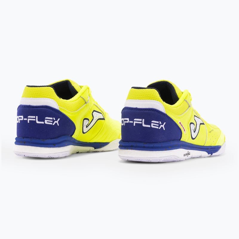 Încălțăminte de fotbal pentru bărbați Joma Top Flex Rebound IN yellow/royal 3