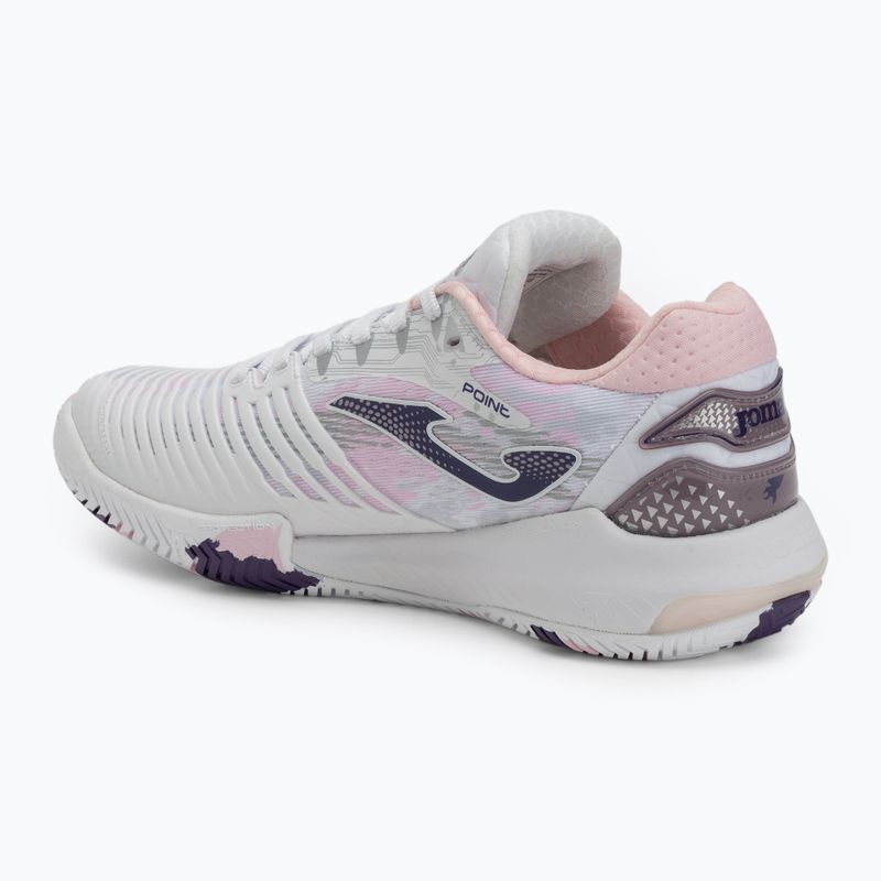 Încălțăminte de tenis pentru femei Joma Point Lady AC white/pink 3