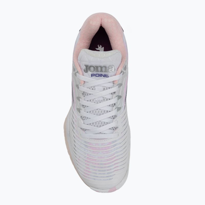 Încălțăminte de tenis pentru femei Joma Point Lady AC white/pink 5