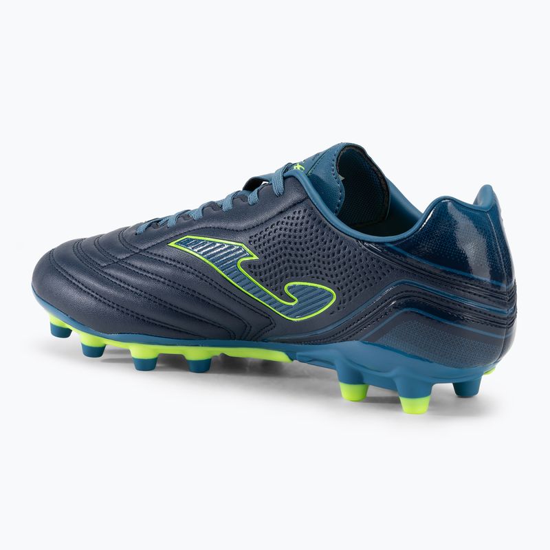 Încălțăminte de fotbal pentru bărbați Joma Aguila FG navy/green fluor
