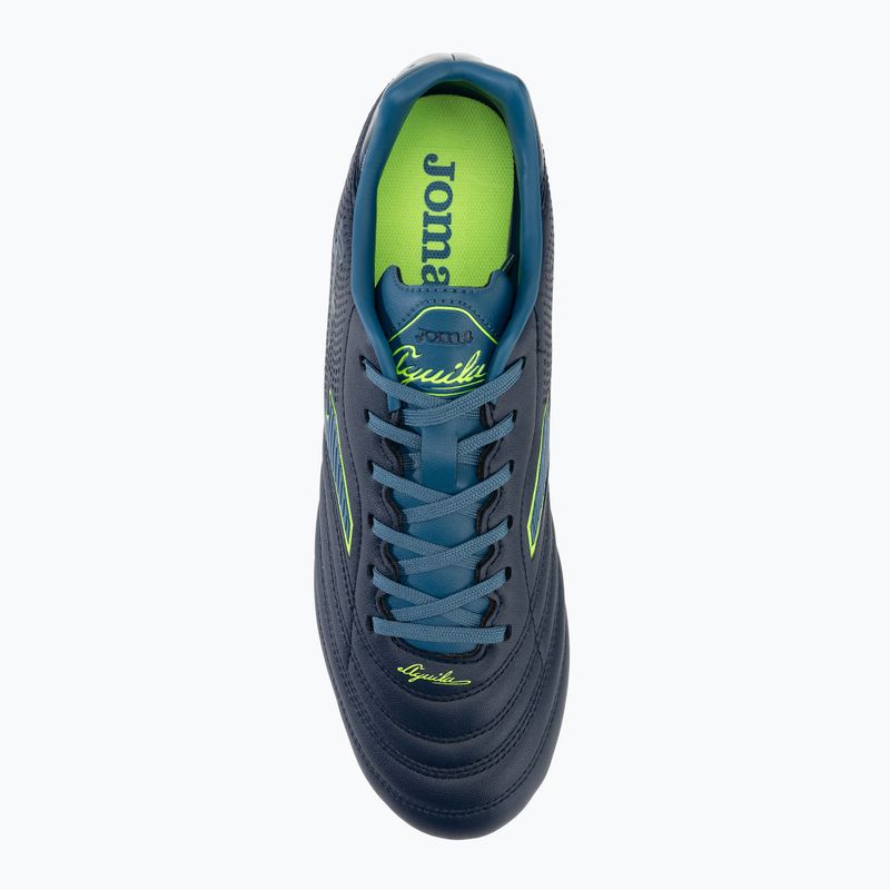 Încălțăminte de fotbal pentru bărbați Joma Aguila FG navy/green fluor