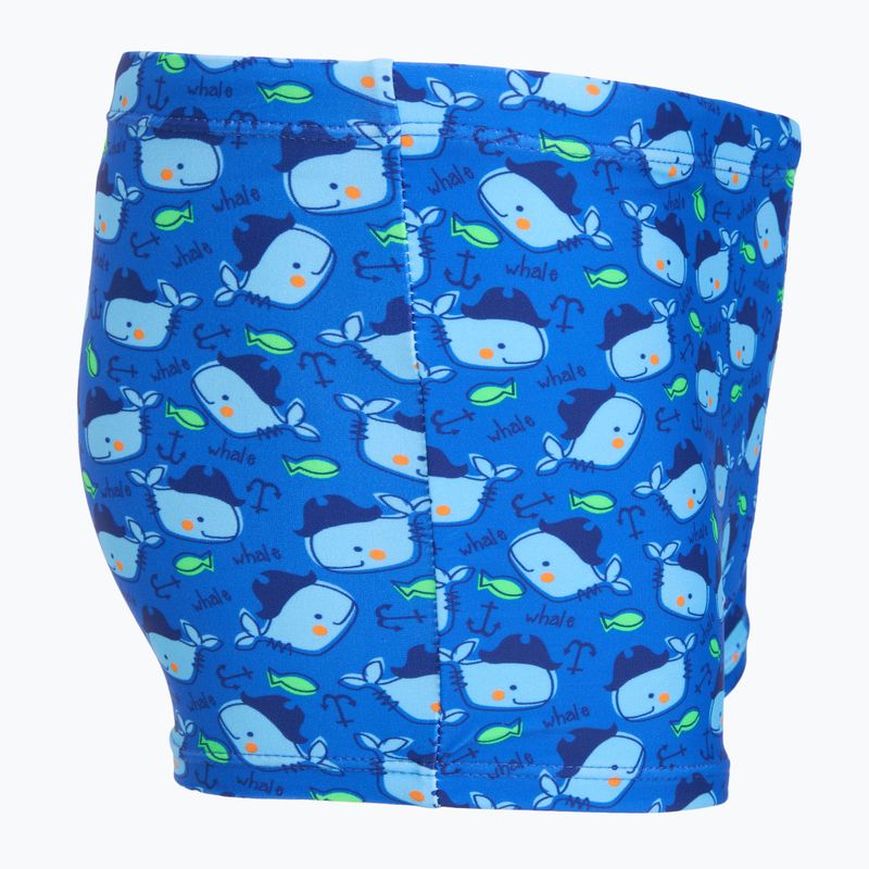 Boxeri de înot pentru copii RAS Whale Trunks denim blue 3