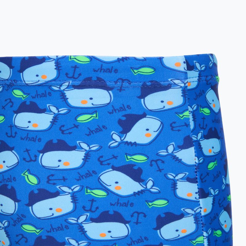 Boxeri de înot pentru copii RAS Whale Trunks denim blue 4