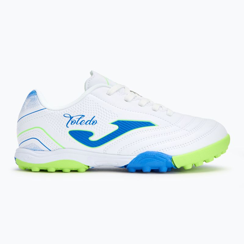 Încălțăminte de fotbal pentru copii Joma Toledo TF white 2