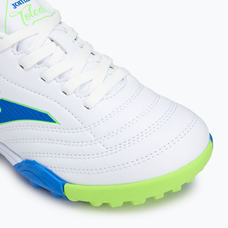 Încălțăminte de fotbal pentru copii Joma Toledo TF white 7