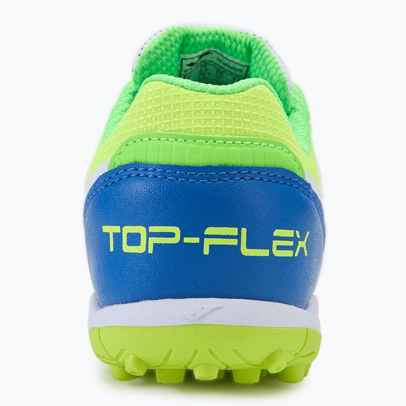 Încălțăminte de fotbal pentru copii Joma Top Flex TF white/royal blue
