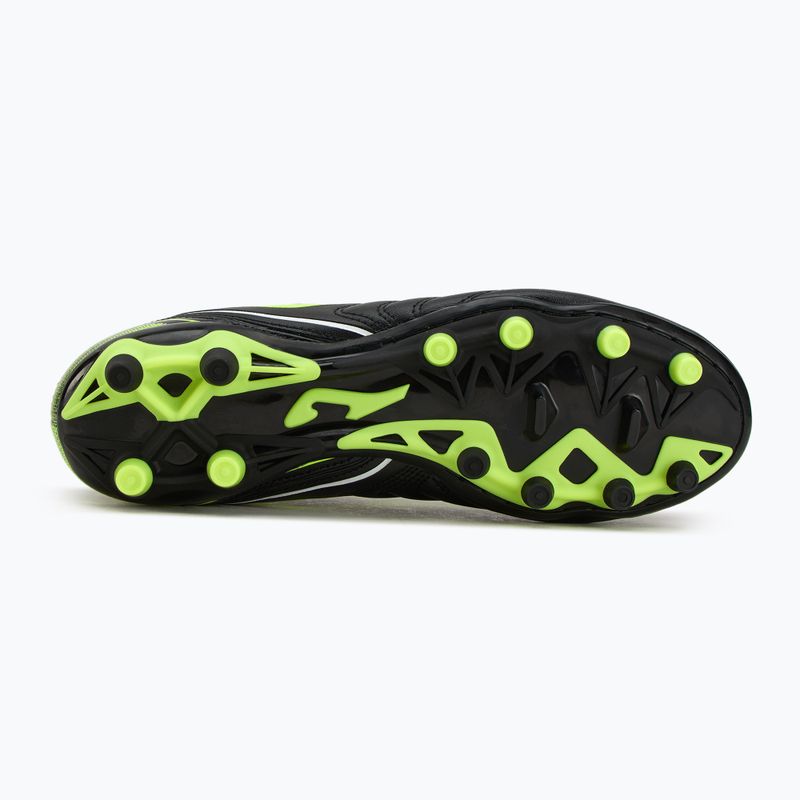 Încălțăminte de fotbal pentru bărbați Joma Aguila FG black/yellow 4