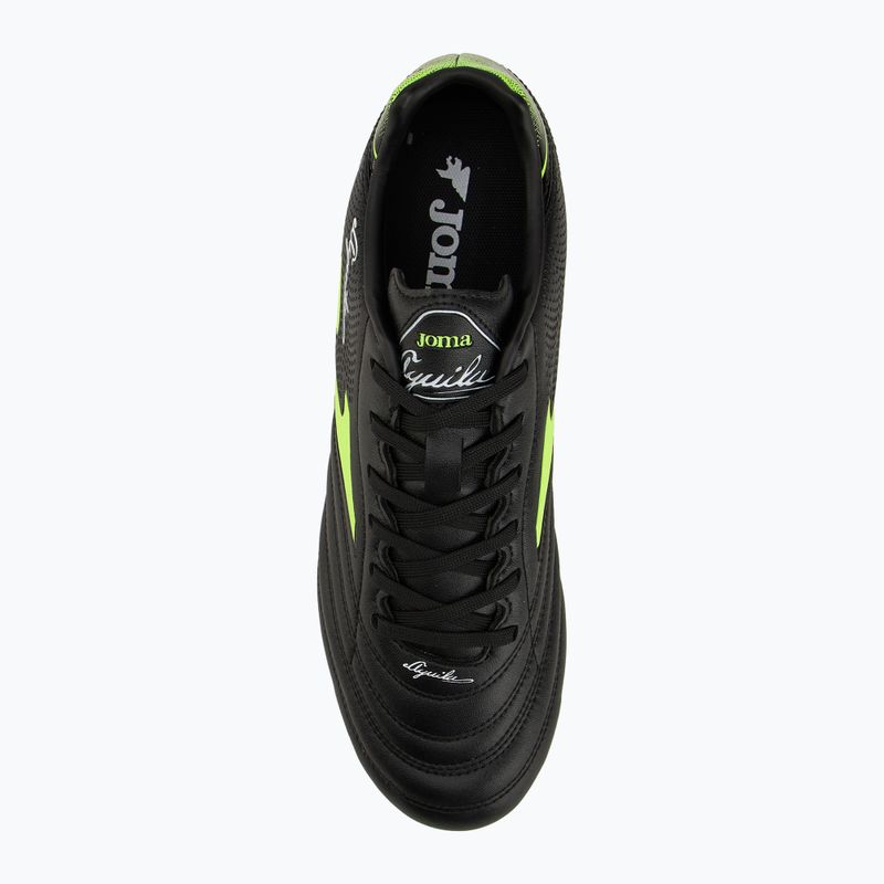 Încălțăminte de fotbal pentru bărbați Joma Aguila FG black/yellow 5